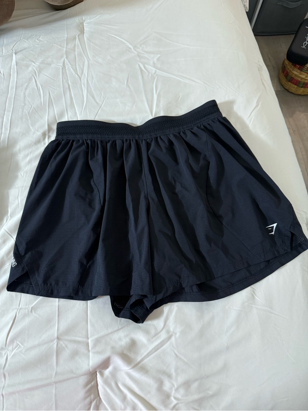 Gymshark Black Athletic Skort with Built-In Shorts